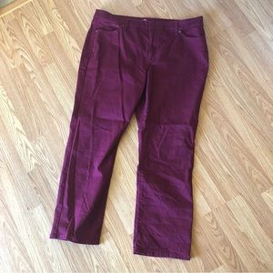 Burgundy Dress Pants